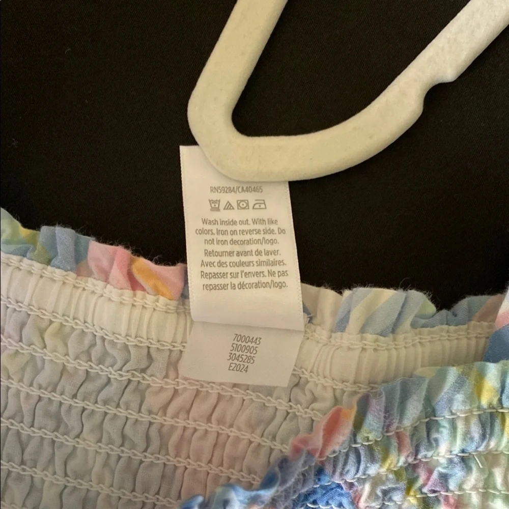 Pastel Plaid Smocked Dress - Picture 4 of 4